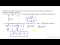 Understanding Parametric Equations and Their Derivatives