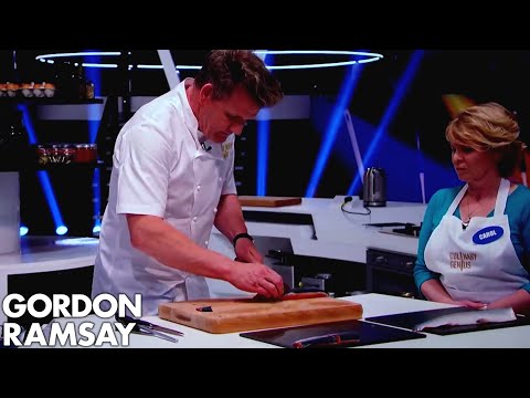 How to Fillet a Salmon Into 10 Equal Pieces Gordon Ramsay