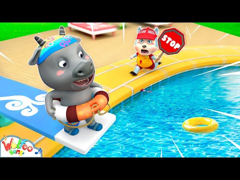 Pool Safety Rules! Educational Summer Song for Kids - Imagine Baby Songs | Wolfoo Kids Songs