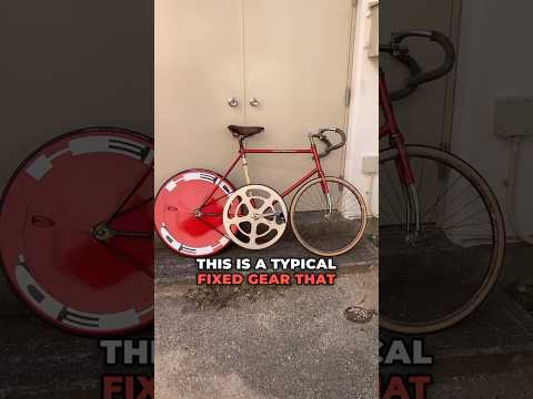 Introducing the typical fixed gear bikes in Japan. #fixedgear #trackbike
