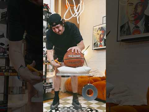 I made a Cement Pillow Basketball Display 🔥