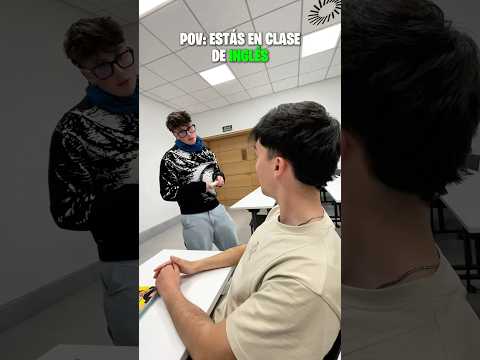 POV: estás en clase de inglés #humor #pov