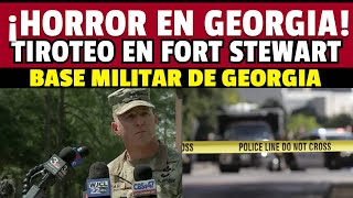 🔴HORROR EN GEORGIA, TIROTEO EN FORT STEWART! CINCO SOLDADOS HERIDOS EN BASE MILITAR DE GEORGIA