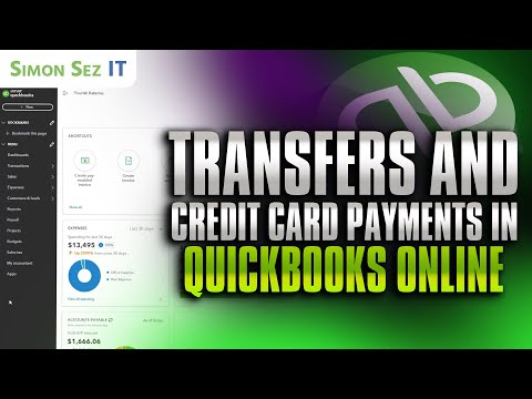 How to Transfer and Credit Card Payments in QuickBooks Online 2025