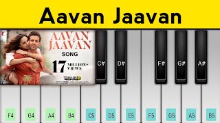Aavan Jaavan Piano Tutorial | War 2 | Arijit Singh
