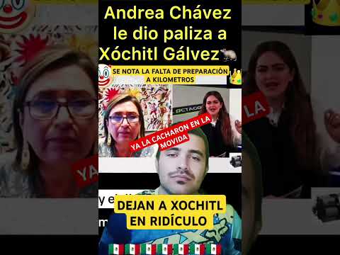 CACHAN A XOCHITL EN MENTIRA Y ANDREA NO LA SUELTA