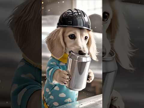 This Kind Puppy Decided to Help the Cat, No matter How bad that Cat was😢