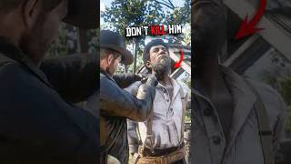 What happens if we spare Tilly's kidnapper in RDR2? | #fyp #rdr2 #shorts