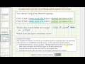 Understanding Mean and Standard Deviation