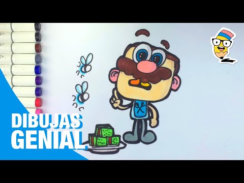 Dibuja y Colorea JOSE COMELON con las luciérnagas 🌟✍️ | How to Draw Jose Comelon
