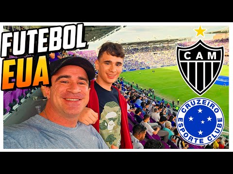 Fomos ao JOGO do ATLÉTICO e CRUZEIRO ⚽️ FUTEBOL NOS ESTADOS UNIDOS