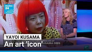 YouTube video thumbnail:  An 'Icon' of Contemporary art: A Look Back at the Career of Yayoi Kusama
