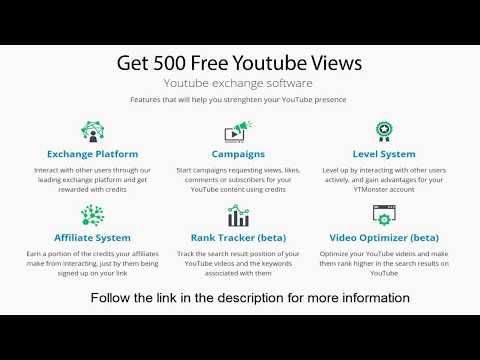 500 Free Youtube Views Trial 08 2021