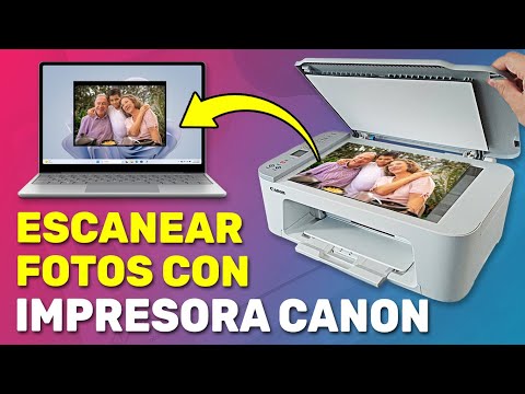 Cómo Escanear Fotografías con Impresora Canon - Digitalizar Fotos