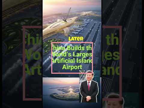China Builds the World’s Largest Artificial Island Airport 🏝️✈️: