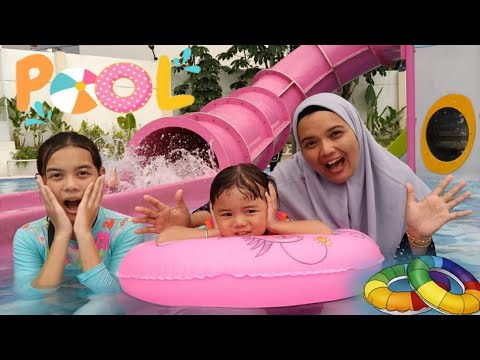 ARUMI BELAJAR BERENANG 🎉