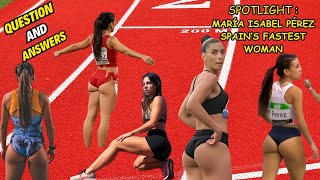 "María Isabel Pérez!" Spain’s Fastest Woman is Breaking Every Record!"