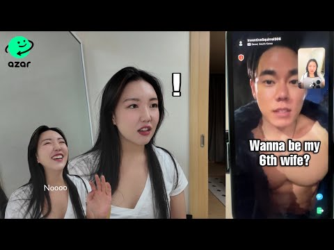 Weird Korean guy on random chatting app & I meet a *new* best friend? AZAR