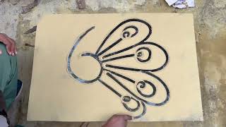 How to Draw Peacock Drawing Step by Step | 6 Number Turn Into Peacock Drawing