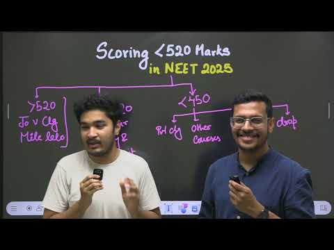 Scoring less than 520 Marks in NEET 2025 😞 Marks V/S What To Do NOW ft. @dr.anandmani