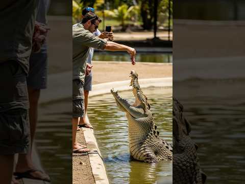 🐊 Man Pulled Under by Giant Crocodile Then Resurfaces 🌊 | Close Call