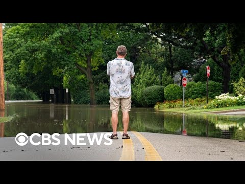 YouTube video thumbnail: Severe Storms Cause Major Flash Flooding in Wisconsin, Force State Fair to Close Early