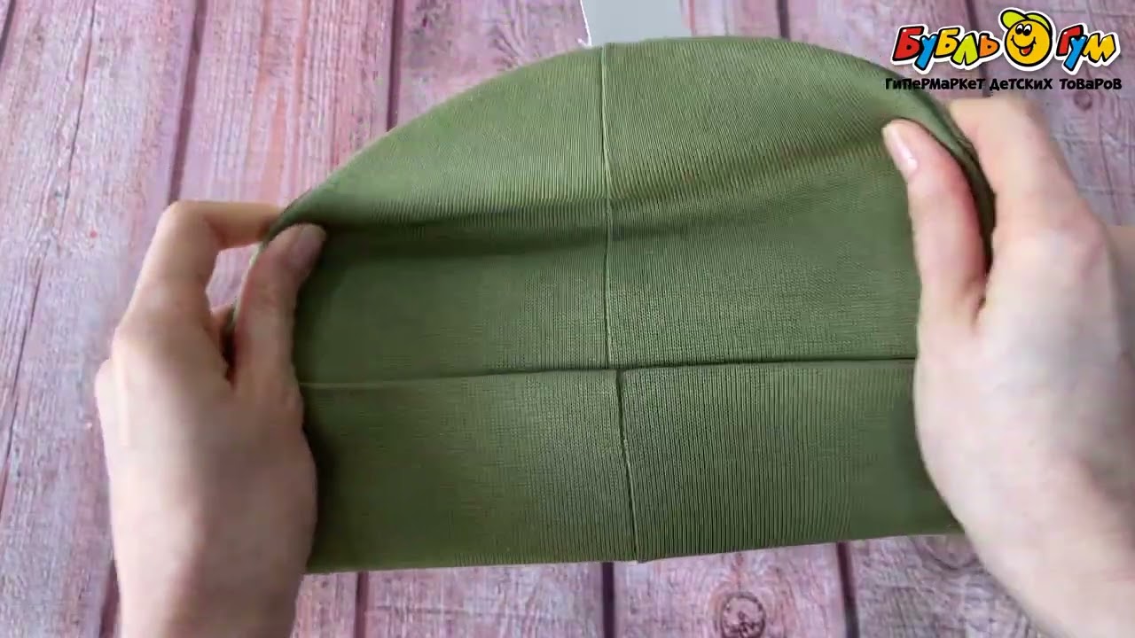 Шапка priKinder с лаконичной эмблемой хаки - видео Шапка priKinder с лаконичной эмблемой хаки - видео