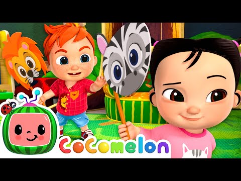 Safari Peek-a-Boo🦁 | Cocomelon | Kids Cartoons & Nursery Rhymes | Moonbug Kids