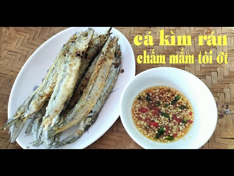 Cá kìm rán chấm mắm tỏi ớt - Cách nấu món cá kìm rán giòn ngon chấm cùng mắm tỏi ớt chua cay