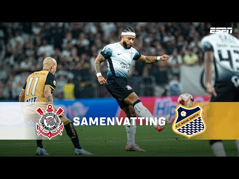 MEMPHIS DEPAY lokt TWEEDE GEEL en dus ROOD uit! 🟥 | Samenvatting Corinthians - Água Santa