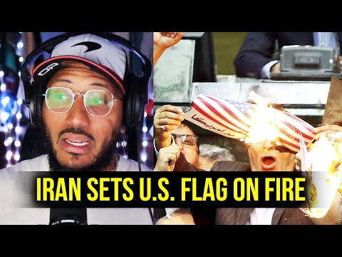 ‘Death to America’ Chants as Iran’s Parliament TORCHES U.S. Flag