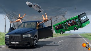 ВЕТЕР СМЕРТИ! ДВА ДРУГА ПОПАЛИ В ТОРНАДО | BeamNG.drive