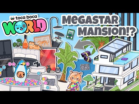 Megastar Mansion Review!? 🌟| Toca Boca world new update! (OUT NOW!)