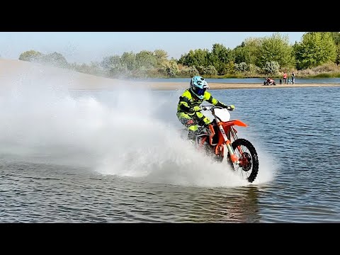 Dirt Bike Rides On WATER - Buttery Vlogs Ep67