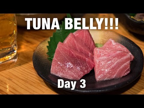 Japanese Food Tour of Osaka - TUNA BELLY (Otoro) That Will Melt-In-Your-Mouth