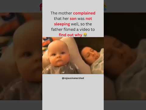 Why Can't Our Son Sleep? 😂 | Mom's Hilarious Snoring Caught on Camera! #viralvideo #shorts  #funny