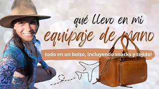 ¿Qué llevo en mi equipaje de mano? Mis imprescindibles para viajar | Ximena de la Serna