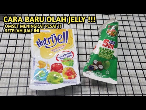 USAHA KECIL SUKSES ‼️JAJANAN VIRAL MODAL RECEH, CARA BARU OLAH JELLY JADI KUE SUPER MEWAH