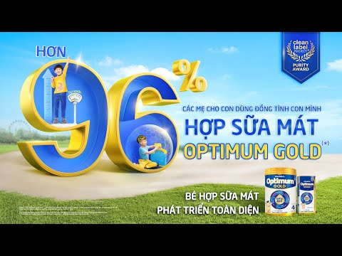 HỢP SỮA MÁT OPTIMUM GOLD - BÉ PHÁT TRIỂN TOÀN DIỆN