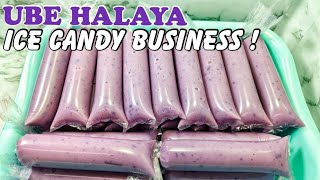 MURANG PANG NEGOSYO RECIPES NA MADALING GAWIN AT MABENTA NGAYON SUMMER! UBE ICE CANDY BUSINESS