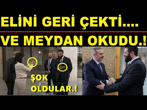 ÖNCE ELİNİ GERİ ÇEKTİ... SONRA MEYDAN OKUDU...!