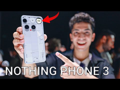 اول موبايل بشاشة في الظهر😳 أخييرآ أول تجربة لNOTHING PHONE 3 في العالم🔥🔥🔥