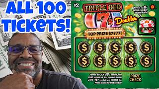 I bought an entire pack of scratch off tickets! Triple Red 7's Doubler | Md lottery