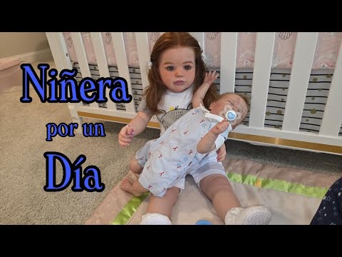 Mi bebé reborn Emily es niñera por un día