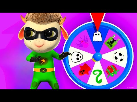 Make a Wish and Spin the Wheel! 🌀🌟 Funny Cartoon Animation for Kids