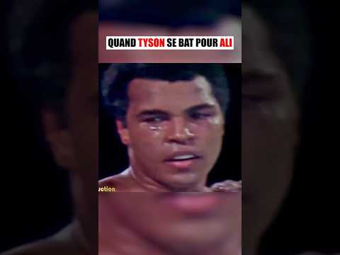 QUAND MIKE TYSON SE BAT POUR MUHAMMAD ALI โค๏ธ #shorts
