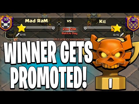 It All Comes Down to THIS! Clash of Clans CWL Finale ⚔️