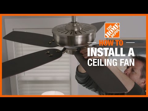 How To Install A Ceiling Fan - Hampton Bay Ceiling Fan Manual Switch