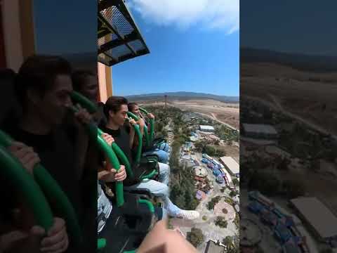 Could you handle this INSANE Drop tower? #shorts