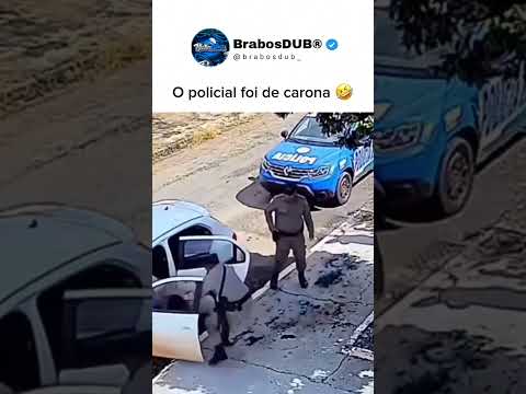 Vacilou stive 😂 #pmgo #policia #carros #fuga #goiânia #brabosdub
